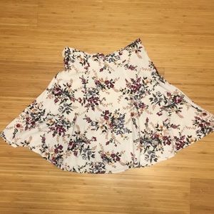100% Rayon patterned skirt